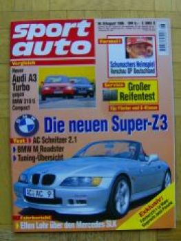 sport auto 8/1996 BMW AC Schnitzer Z3 2.1, A3 Turbo vs. 318ti co