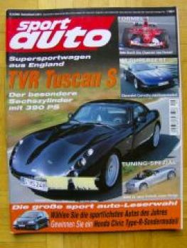 sport auto 9/2003 Z4 E85,TVR Tuscan S, Alfa 147GTA vs.Clio V6