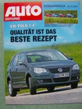 Auto Zeitung 12/2005 VW Polo 1.4 gegen Fabia Fiesta Corsa C