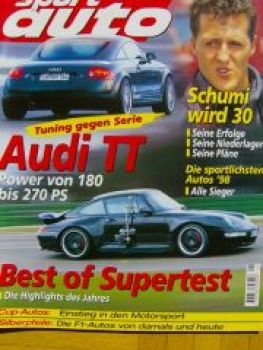 sport auto 1/1999 Audi TT Coupè 1.8T vs. B&B vs. Hohenester vs.