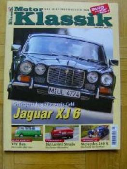 Motor Klassik 10/1997 Jaguar XJ6, Mercedes 540K, Bizzarrini Stra