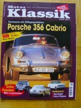 Motor Klassik 6/1997 Porsche 356 Cabrio, Opel Kadett A, Lancia Flaminia