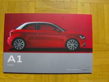 Audi A1 Attraction Ambition Prospekt April 2011 NEU