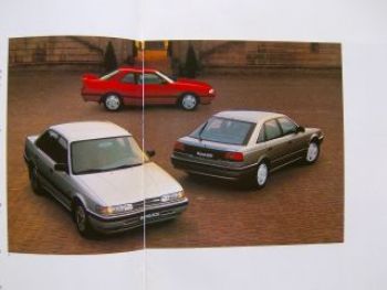 Mazda 626 LX, GLX, G T Prospekt November 1988 GD GV