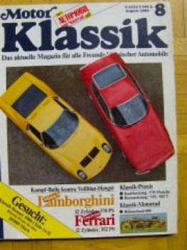 Motor Klassik 8/1986 Lamborghini Miura S vs. Ferrari Daytona