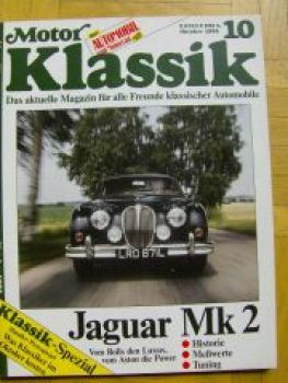 Motor Klassik 10/1986 Jaguar Mk2, Mk1, Ford Taunus 17 M P 2