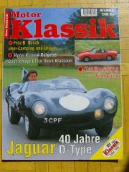 Motor Klassik 8/1994 Jaguar D-type, Fiat Dino,Mercedes Benz 630