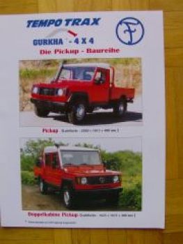 Tempo Trax Gurkha 4x4 Pickup Doppelkabine Pickup
