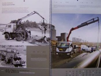Mercedes Benz 60 Jahre Unimog Kalender 2011 Ringbuch NEU