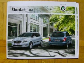 Skoda Fabia Prospekt +Preisliste Februar 2011 NEU