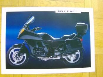 BMW K1100 LT Prospektblatt 1992 Rarität