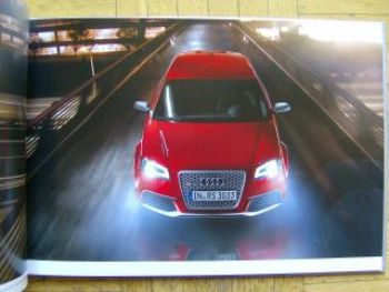 Audi RS 3 Sportback Buch März 2011 NEU