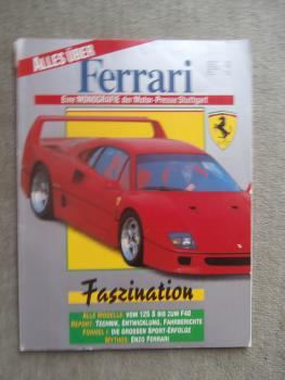 Ferrari Monografie Faszination 328 F40,Studie 250 P5, Testa Rossa, 250GT,512S/M