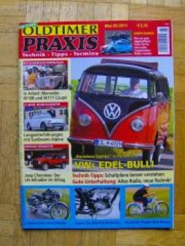 Oldtimer Praxis 5/2011 VW T1 Sambabus, Jeep Cherokee,W108 W111