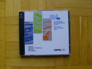 Opel IAA Frankfurt 1999 Phto CD1 +2 Modellreihe +Highlights