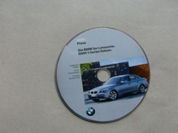 BMW 5er Limousine E60 Presse-CD Mai 2003 Rarität