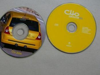 Renault Clio Generation 2004 Presse CD"s Rarität
