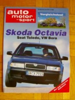 AMS 11/1999 Skoda Octavia gegen Seat Toledo VW Bora