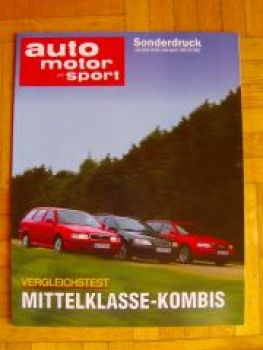 AMS 22/1998 Vergleich Skoda Octavia Combi TDi A4 Avant TDi Volvo