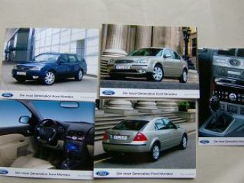 Ford Mondeo Neue Generation Pressebilder 2003 Rarität