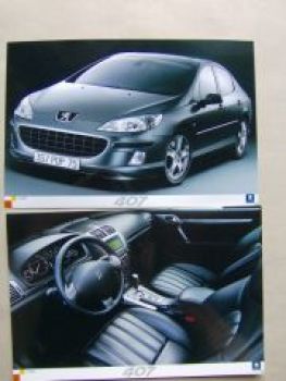 Peugeot 407 Pressebilder Dezember 2003