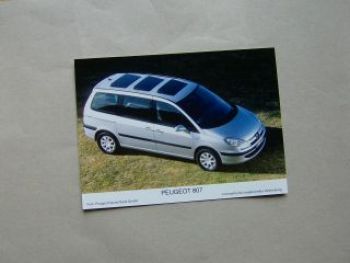 Peugeot 807 Pressebild