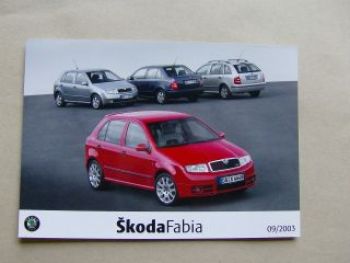 Skoda Fabia Pressefoto September 2003 alle Modellvarianten