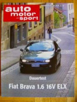 AMS 21/1998 Fiat Brava 1.6 16V ELX Dauertest Sonderdruck