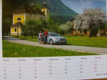 Audi Kalender 2008 R8 A6 Avant Q7 A6 allroad 100 Typ43