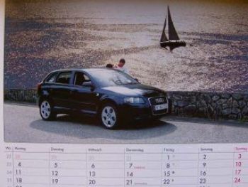 Audi Kalender 2007 S3, 60 L, 75 Variant, 100 Avant GLS Typ43