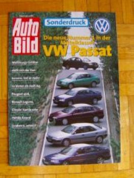 Auto Bild 9/1996 VW Passat Vergleichstest Mittelklasse