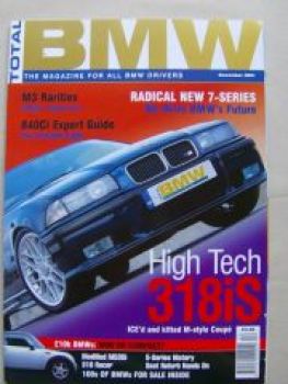 Total BMW 12/2001 318iS e30,840Ci Expert Guide, E65,M3 E30,320iS