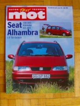 mot 18/1998 Seat Alhambra 1.9TDi Exclusiv Dauertest