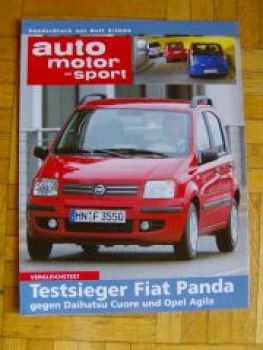 AMS 9/2004 Fiat Panda vs. Cuore vs. Opel Agila