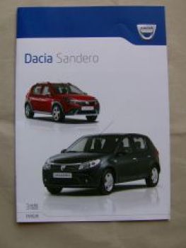 Dacia Sandero + Stepway Prospekt Dezember 2010 NEU