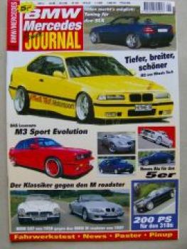 BMW Mercedes Power Journal 6/1997 M3 Sport Evolution E30, 507,M