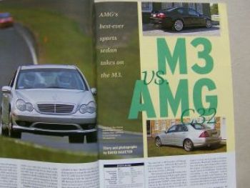 Roundel 12/2001 M3 E46 vs. C32 AMG W202, 7series E23