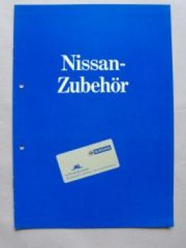 Nissan Zubehör +TAXI Prospekt Radio etc.