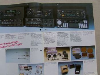 Nissan Zubehör +TAXI Prospekt Radio etc.