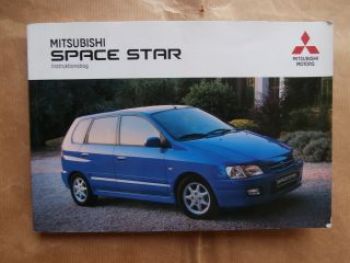 Mitsubishi Space Star Instruktionsbog Typ DG0 2001 Dänische Anleitung Rarität