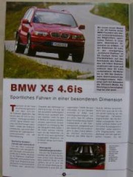 BMW M Drivers Club magazin Frühjahr 2002 X5 4.6iS E53, Mini Coop