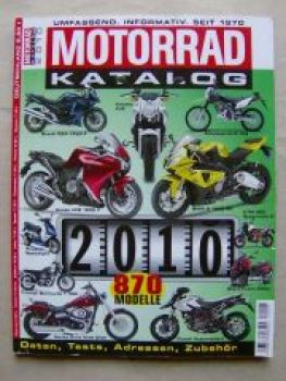 Motorrad Katalog 2010 BMW S1000 RR, KTM 990, Gilera, Ducati