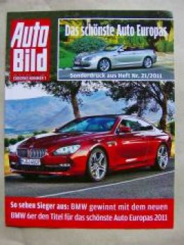 Auto Bild 21/2011 6er Cabriolet Coupè Auto Europa 2011