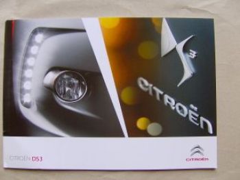 Citroen DS3 Prospekt Oktober 2010 +Preise 5/2011 NEU