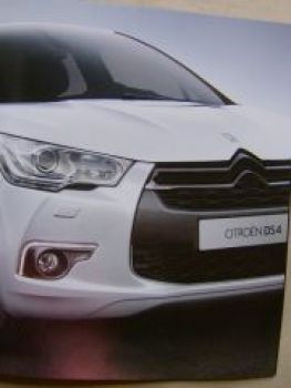 Citroen DS4 Prospekt April 2011 NEU