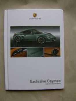 Porsche Exclusive Cayman Buch Januar 2010 Rarität NEU