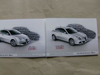 Alfa Romeo MiTo und Giulietta Super Mai 2011 NEU