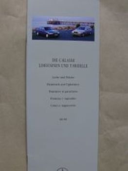 Mercedes Benz C-Klasse Limousine +T-Modelle Lacke & Polster W202