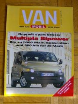 VAN Mobil 9/2000 Fiat Multipla Bipower Test