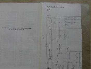 BMW Stromlaufplan f.allgemeine Fahrzeugelektrik +Check-Control E